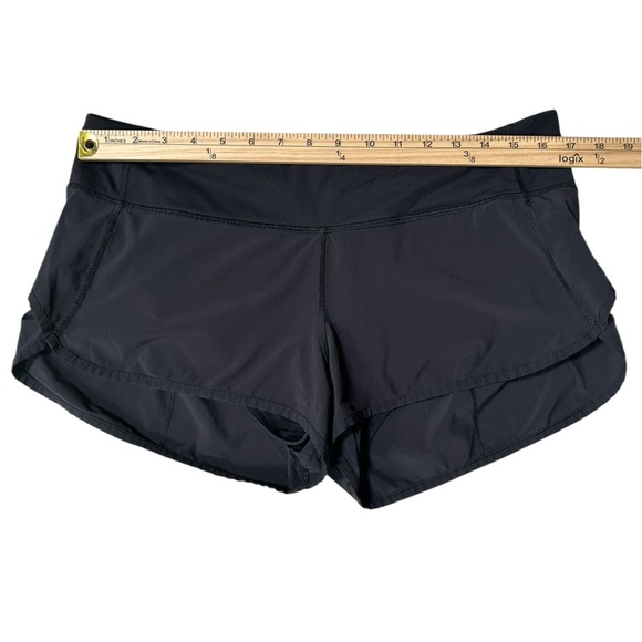 Lululemon Speed Short *4-way Stretch 2.5" in Black, Size 10 W7578S - Picture 8 of 10